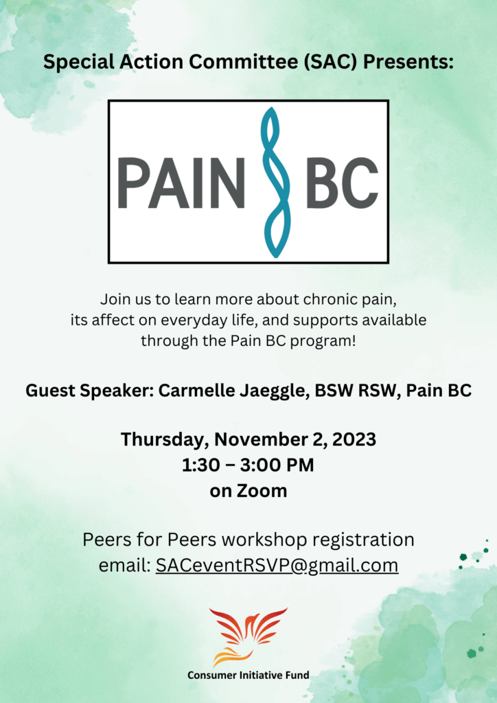 Special Action Committee presents Pain BC!