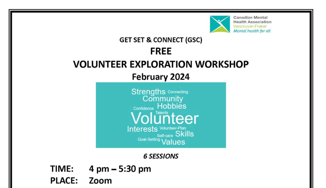 Free! Volunteer Exploration Workshop