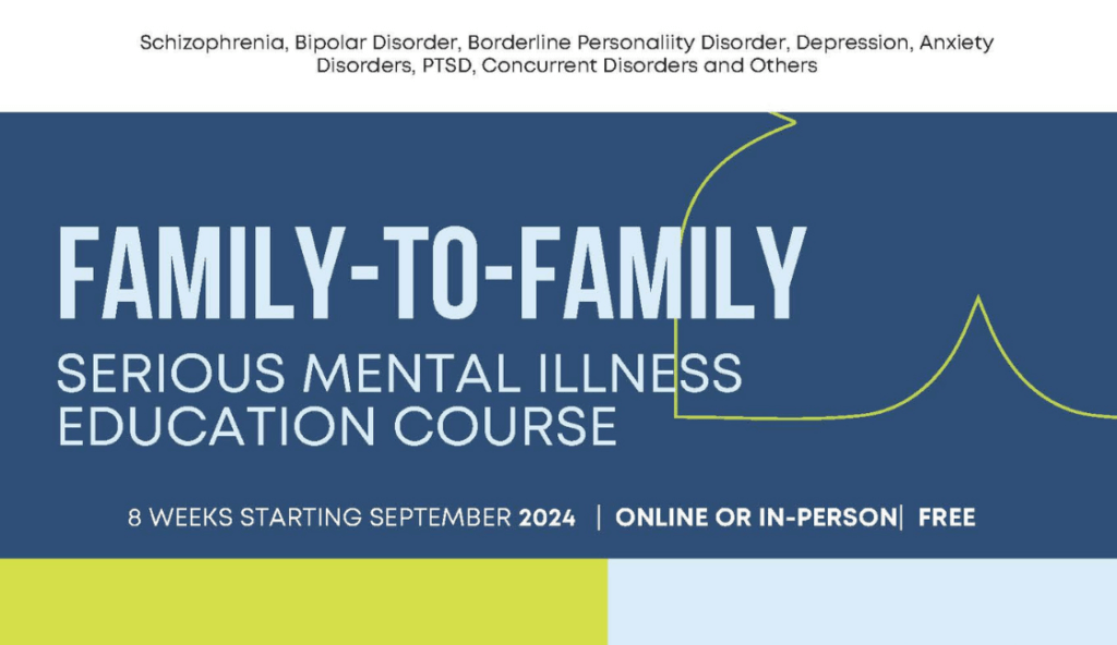 Free training! Family-to-Family Mental Illness Education course