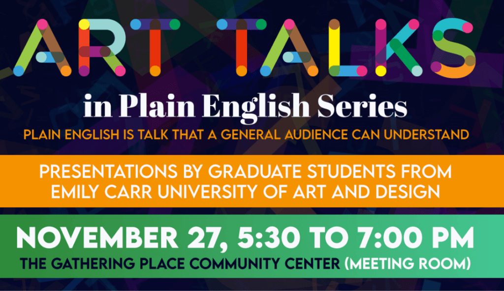 Art Talks - Nov 27th