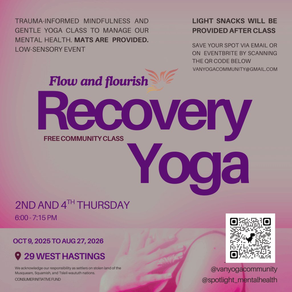 Flow & Flourish Recovery Yoga - Classes start Oct 6th
