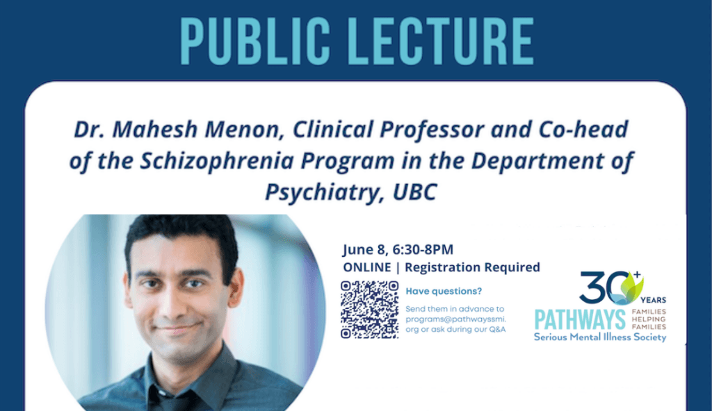 Free Public Lecture for Caregivers with Loved Ones with a Serious Mental Illness