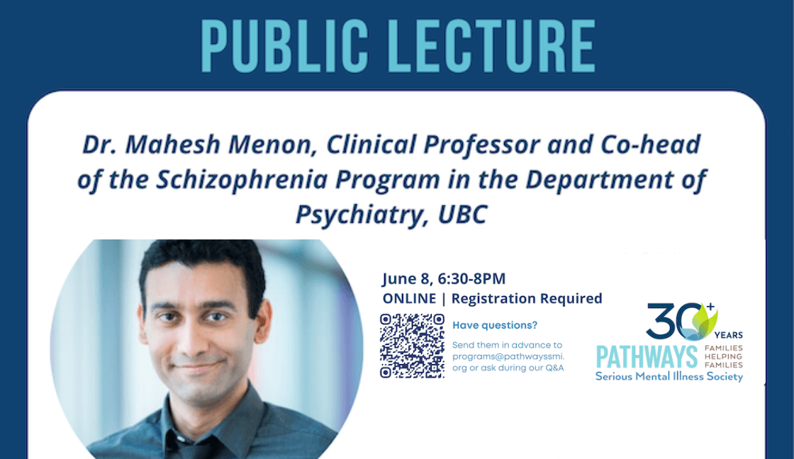 Free Public Lecture for Caregivers with Loved Ones with a Serious Mental Illness