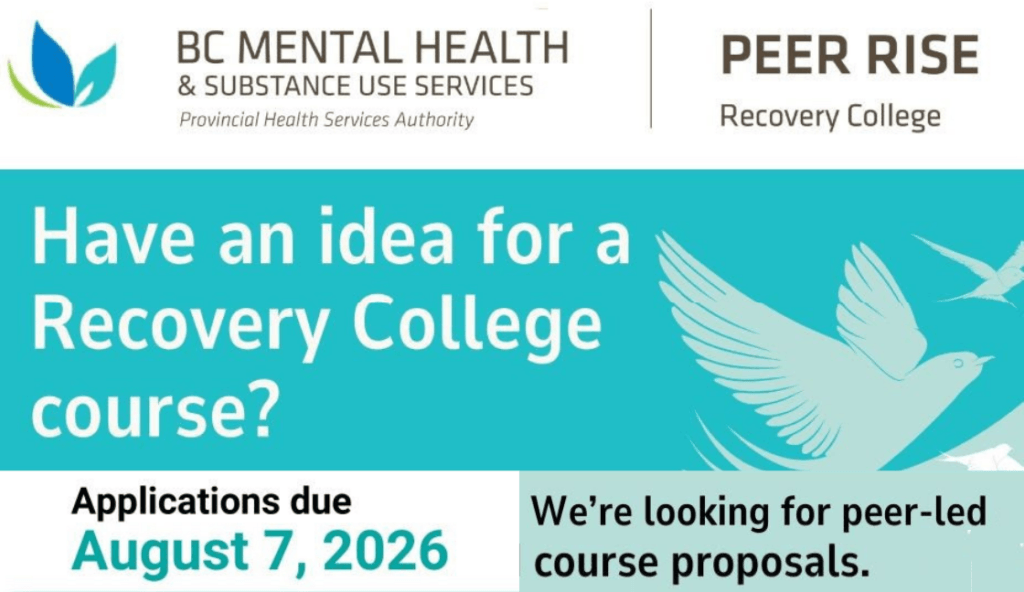 Call for Workshop Proposals for the Peer Rise Recovery College