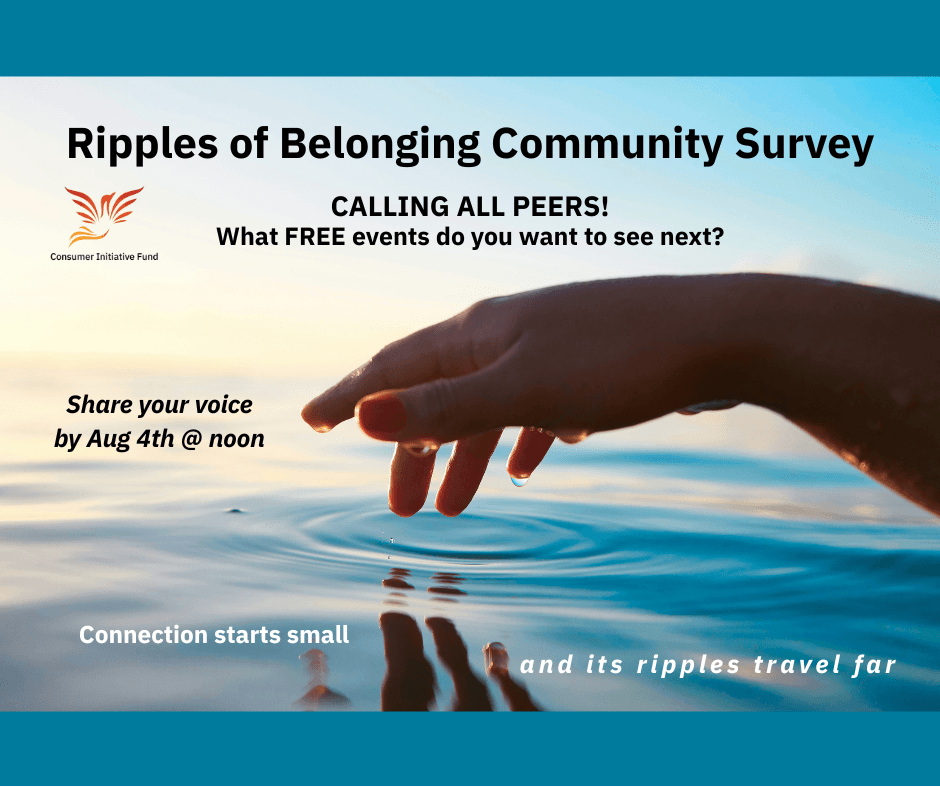 Ripples of Belonging Community Survey - Closes Aug 4th