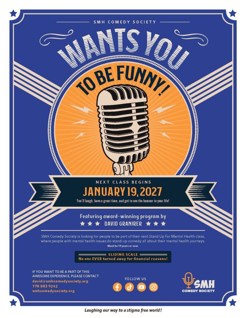 Stand up For Mental Health Winter 2027 Class - Now recruiting!