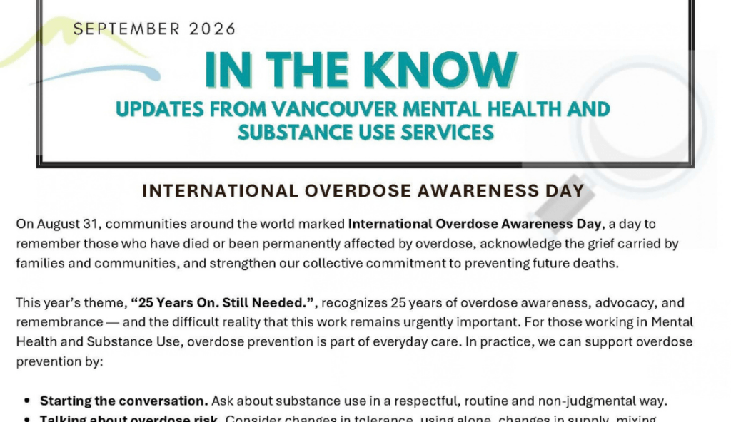 In the Know Newsletter - September 2026